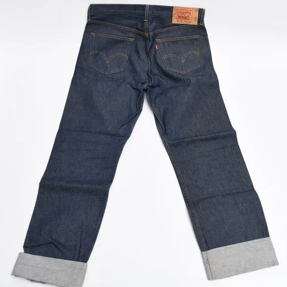 Levi's 501 XX rigid finish jeans.